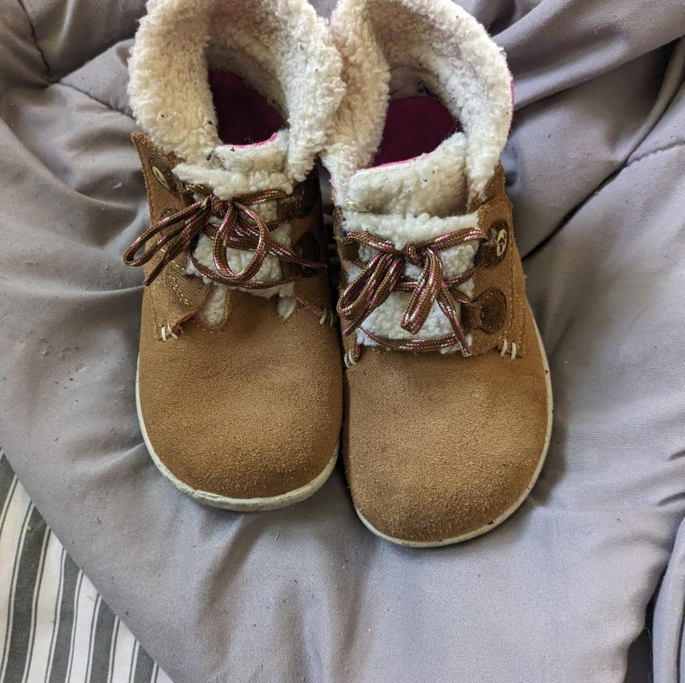 Morrell kids boots size 10w Brown